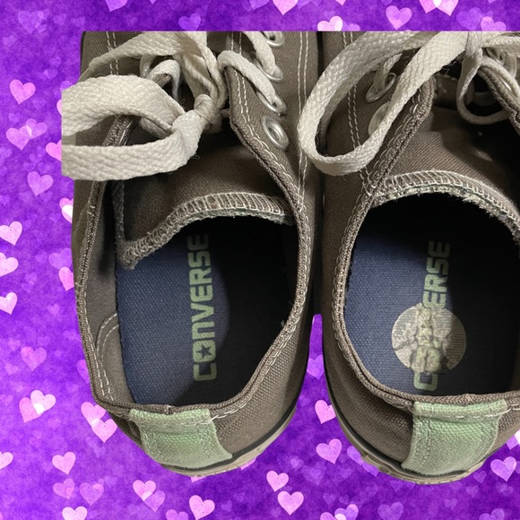 CONVERSE Gray Low Lace-up Classic Sneaker Shoe - 7 woman / 5 men - Picture 4 of 7